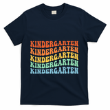 Kindergarten Teacher First Day School Back To School T-Shirt - Navy