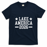 Lake America 2026 T-Shirt - Navy Blue