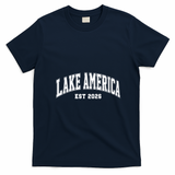 Lake America Est 2026 T-Shirt - Navy Blue