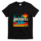 Lake America EST. 2026 Vintage T-Shirt - Black