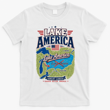 Lake America Great Lakes Not Lake Ontario T-Shirt - White