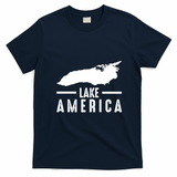 Lake America Ontario T-Shirt - Navy Blue