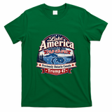 Lake America Previously Ontario Canada Trump 47 T-Shirt - Irish Green