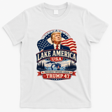 Lake America USA Trump 47 Previously Canada Ontario T-Shirt - White