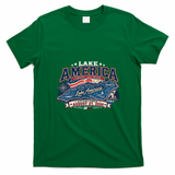 Lake America Vintage T-Shirt - Irish Green