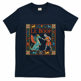 Le Boop Medieval Knight Dragon Fantasy T-Shirt - Navy Blue