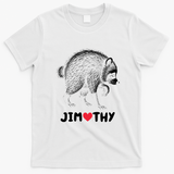 Love Jimothy Raccoon T-Shirt - White