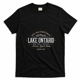 Lake Ontario America's Majestic Beauty Vintage T-Shirt - Black