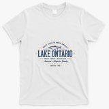 Lake Ontario America's Majestic Beauty Vintage T-Shirt - White