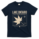 Lake Ontario Before America Legends Begin T-Shirt - Navy Blue