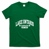 Lake Ontario Canada Vintage EST 1615 Canadian Pride T-Shirt - Irish Green