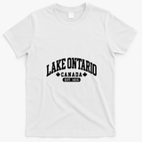 Lake Ontario Canada Vintage EST 1615 Canadian Pride T-Shirt - White