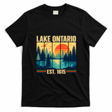 Lake Ontario Est 1615 T-Shirt - Black