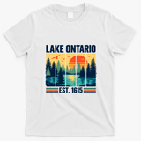 Lake Ontario Est 1615 T-Shirt - White