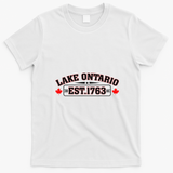 Lake Ontario Est 1763 T-Shirt - White