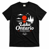 Lake Ontario Forever Est 1867 T-Shirt - Black