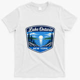 Lake Ontario New York Vintage T-Shirt - White