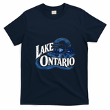 Lake Ontario Vintage Canada T-Shirt - Navy Blue