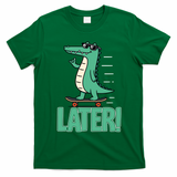 Later Skater Alligator T-Shirt - Irish Green