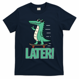 Later Skater Alligator T-Shirt - Navy Blue