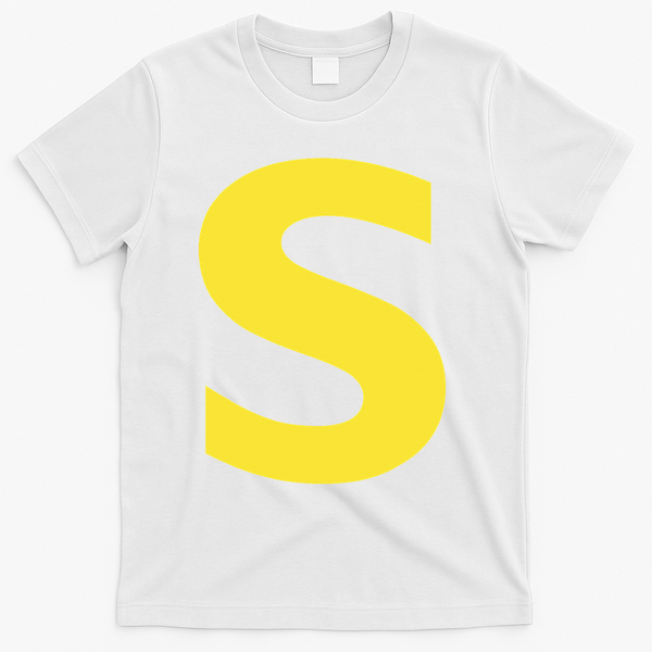 Letter S Funny Chipmunk Group Matching Halloween T-Shirt - White