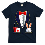Magician Costume Halloween Magic Show Women T-Shirt - Navy Blue