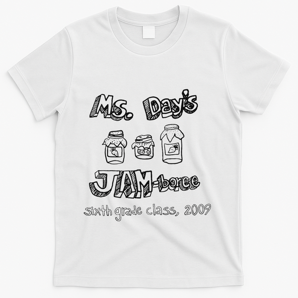 Ms. DayS Jam Boree Sixth Grade Class 2009 New Girl Funny T-Shirt - White