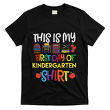 My First Day Of Kindergarten Back To T-Shirt - Black