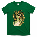 Medusa Lollipop Sunglasses Snake Vintage Greek Mythology T-Shirt - Irish Green