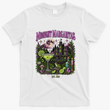 Midnight Margaritas Witch Mystic Vintage Halloween T-Shirt - White