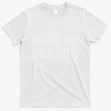 Maid Of Horror Bride Bridesmaid Halloween Bachelorette T-Shirt - White