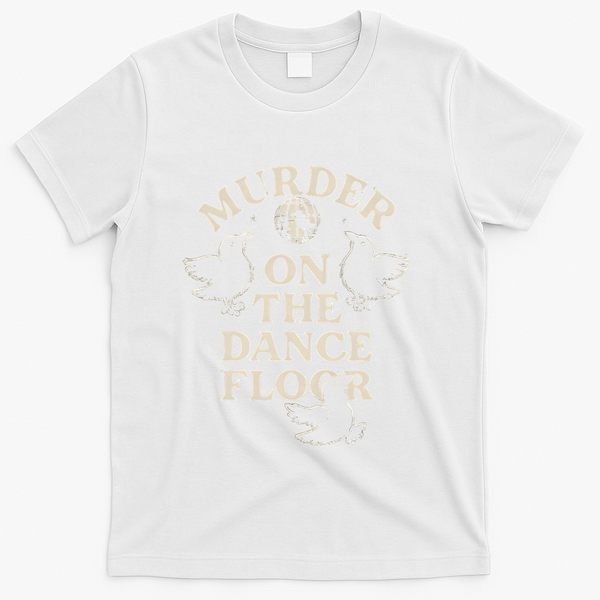 Murder On The Dance Floor Crows T-Shirt - White