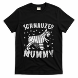 Miniature Schnauzer Mummy Halloween Gift T-Shirt - Black