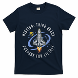 Mission Third Grade Space Rocket Back To School Vi T-Shirt - Navy