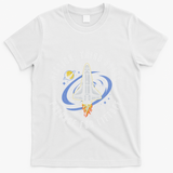 Mission Third Grade Space Rocket Back To School Vi T-Shirt - White