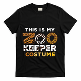 My Zookeeper Costume African Savanna Animal Print Gift T-Shirt - Black