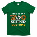 My Zookeeper Costume African Savanna Animal Print Gift T-Shirt - Green