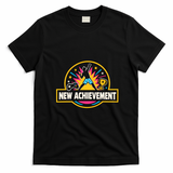 New Achievement Gamer Anime Fantasy T-Shirt - Black