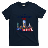 Never Forget 911 25th Anniversary T-Shirt - Navy Blue