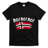 Norwegian Pride RO! RO! RO! Norway T-Shirt - Black