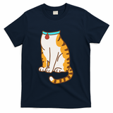 Orange Cat Women Orange Cat Costume Gift T-Shirt - Navy