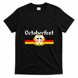 Octoberfest Deutschland Flag Matching Group Party T-Shirt - Black