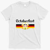 Octoberfest Deutschland Flag Matching Group Party T-Shirt - White