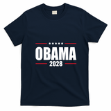 Obama For President 2028 T-Shirt - Navy Blue