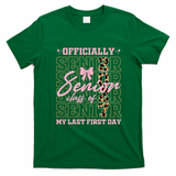 Officially Senior Class Of 2027 Last First Day T-Shirt - Irish Green