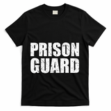 Prison Guard Costume Jail Corrections T-Shirt - Black
