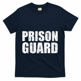 Prison Guard Costume Jail Corrections T-Shirt - Navy