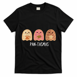 Pantasmas Ghost Funny Spooky Conchas Mexican Ghost T-Shirt - Black