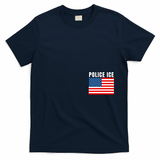 Police Ice  Us Immigration Agent Uniform T-Shirt - Navy