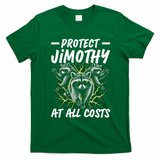 Protect Jimothy At All Cost Funny Raccoon Meme T-Shirt - Irish Green